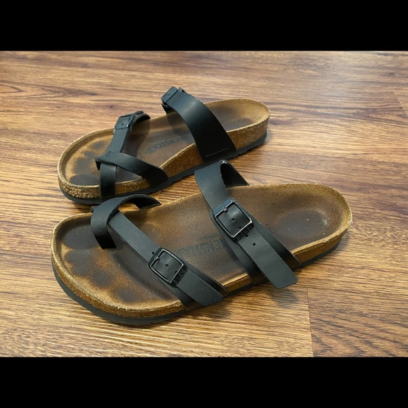 SOLD Used Birkenstock Mayari Black size 37 sandals - Picture 3 of 4